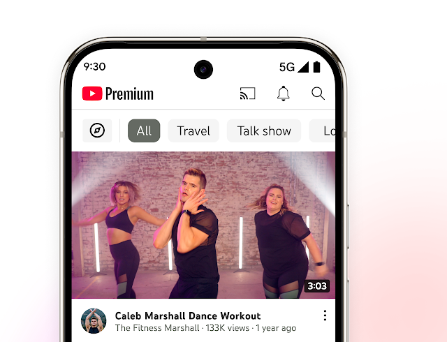 App de YouTube reproduciendo video